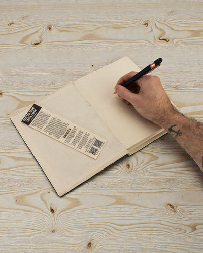 Duży Notatnik Lokta Inspiracje – Real Life Happens Offline (45 kartek, 21 x 15 cm)