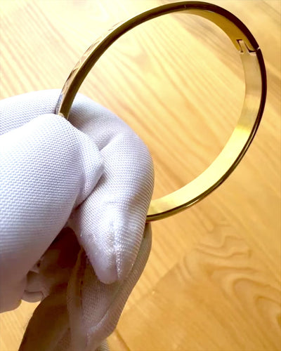 Βραχιόλι "Czas Elegancji" - χρυσό χρώμα Ανοξείδωτο Ατσάλι με Ρωμαϊκούς Αριθμούς, δυνατότητα εξατομίκευσης με χάραξη