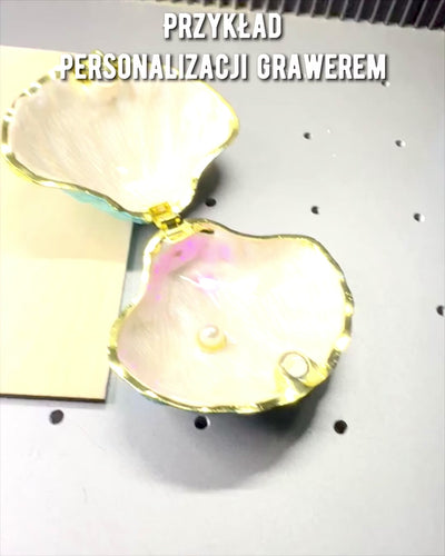 Σκαρμπιέτς Wspomnień Muszelka - Θησαυροφυλάκιο για Κοσμήματα με δυνατότητα εξατομίκευσης με χάραξη, δώρο