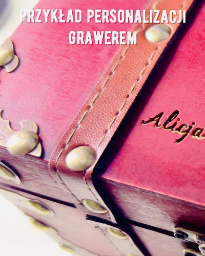 Ξύλινο Κουτί 'Πειρατικό Σεντούκι Θησαυρού' – Vintage Κουτί για Κοσμήματα και Μπιμπελό