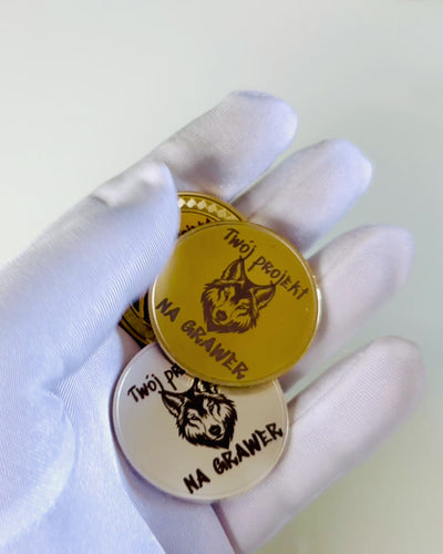 Άδεια Μονέτα Πρόκλησης με Δυνατότητα Προσωποποίησης Χαράγματος – Συλλεκτική, 40mm, τέσσερα μοντέλα