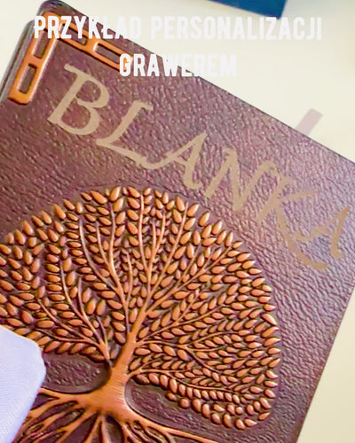 Vintage Ημερολόγιο "Δέντρο της Ζωής" A6 - Κομψό Ανάγλυφο Εξώφυλλο από Συνθετικό Δέρμα, 100 Σελίδες