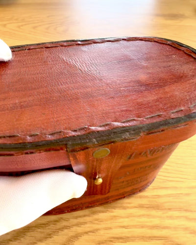 Κιάλια με δερμάτινη θήκη Victorian's Eye, 11 cm Ορειχάλκινα, Χειροποίητα διακοσμημένα, εξατομίκευση με χάραξη για δώρο