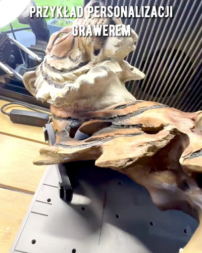 Αγαλματίδιο "Τίγρης Βασιλιάς της Ζούγκλας" με Επιλογή Χαρακτικής, φιγούρα ύψους 29 εκ., διακόσμηση για δώρο