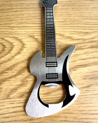 Otwieracz do butelek Gitara Rock'n'Open, 2 warianty, personalizacja grawerem na prezent