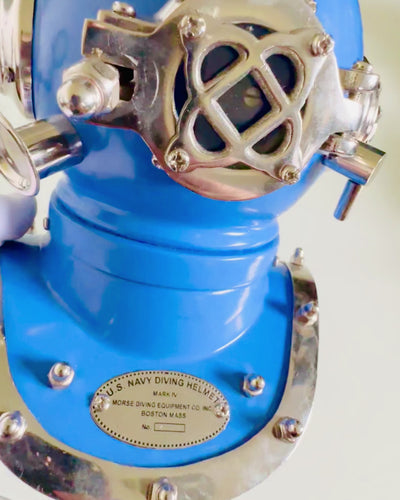 Κράνος Εξερευνητή Βυθών - Συλλεκτική Έκδοση με Δυνατότητα Χαρακτικής, 35 εκ., δώρο για πυροσβέστη ή δύτη