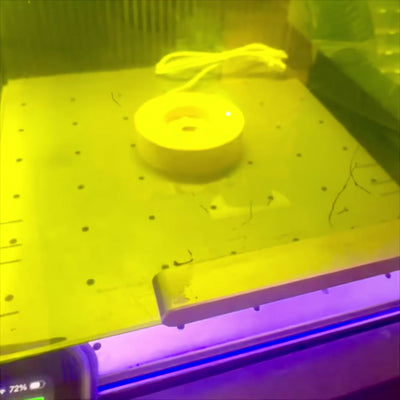 Γυάλινη Σφαίρα 3D Φεγγάρι με Χάραξη