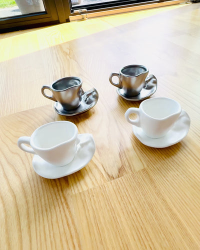 Κομψές Κεραμικές Κούπες "Μάσκα" – Σετ 2 τεμ. - δυνατότητα εξατομίκευσης με χάραξη για δώρο