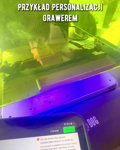 Laska Spacerowa - WIKING z głowicą w formie młota bojowego, możliwość personalizacji grawerem na prezent