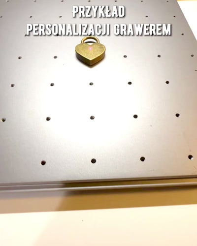 Miłosne Mini Kłódki Serce DeLuxe, Zestaw 2 kłódek z kluczykami, 6 wariantów do wyboru, możliwość personalizacji grawerem na prezent