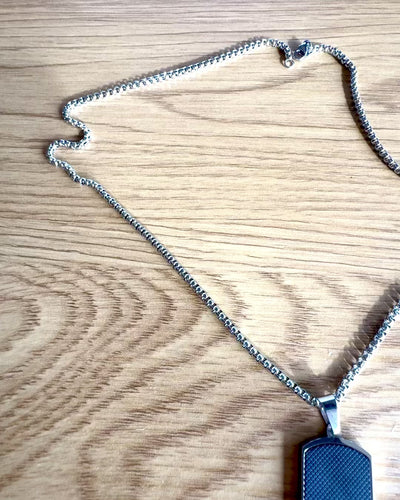 Naszyjnik męski Dog Tag „SteelVision” – stal nierdzewna, 15 wariantów, personalizacja grawerem