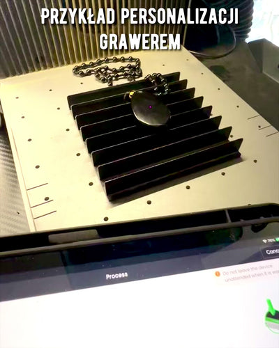 Οψιδιανός Μενταγιόν Yin Yang με Χάραξη - Αρμονία και Προστασία, εξατομίκευση με χάραξη για δώρο