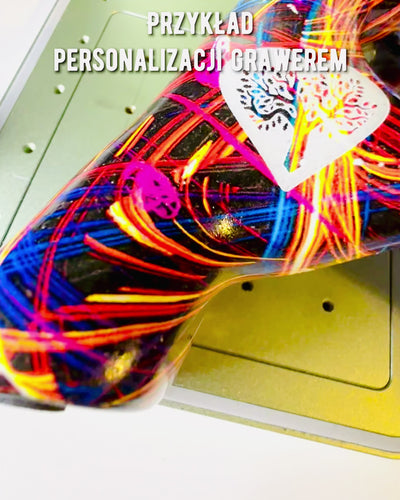 Καλειδοσκόπιο Καρδιά – Χειροποίητο Διακοσμητικό από Ρητίνη με Δυνατότητα Χαρακτικής