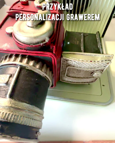 Διακοσμητική Φιγούρα "Retro Kamera Keystone" με Δυνατότητα Χαρακτικής