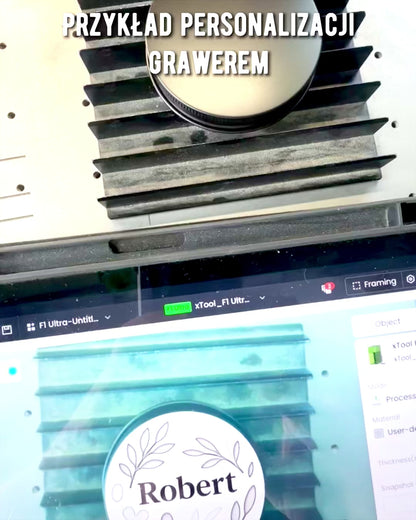 Εντατικό κερί σόγιας 250 ml με φυσική πέτρα – επιλέξτε την ενέργειά σας: Κιτρίνη ή Γρανάτης, εξατομίκευση με χάραξη για δώρο