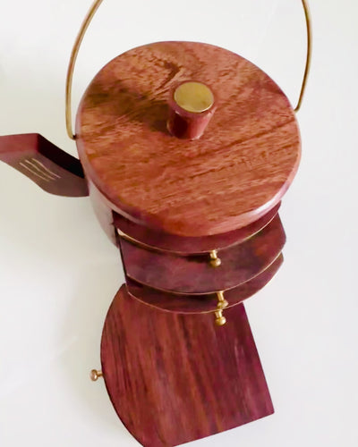 Ρετρό Ξύλινο "Herbaciarnik" με Δυνατότητα Χάραξης