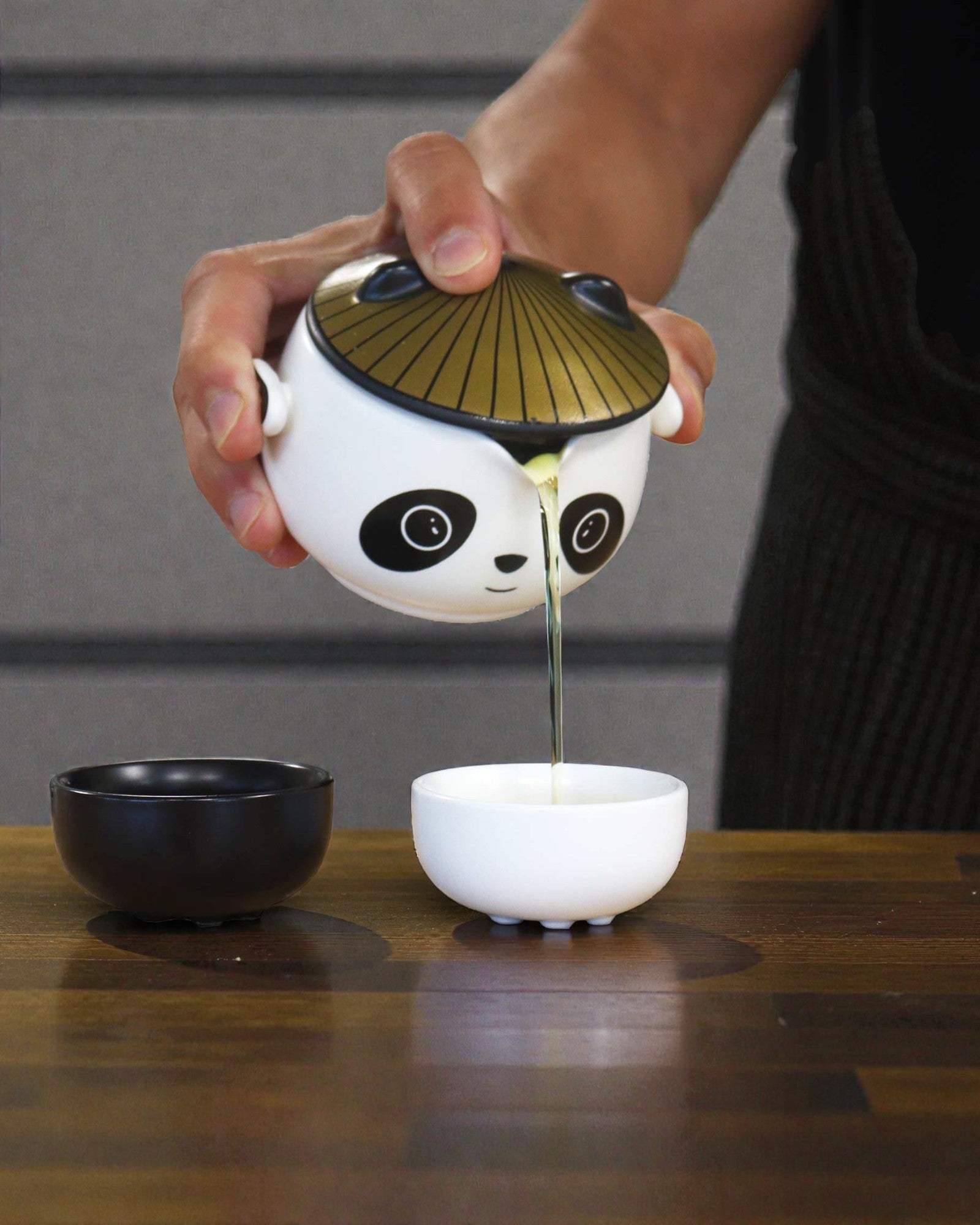 Panda – Τουριστικό σετ τσαγιού με καπάκι και 2 φλιτζάνια