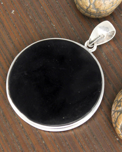 Srebrny Wisior Drzewo Życia 30 mm – Abalone Ocean Glow