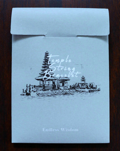 Świątynna Bransoletka Sznurkowa Infinite Wisdom – Nieskończona Mądrość