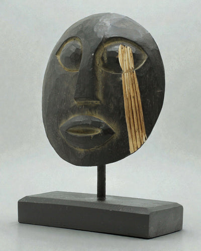 Τιμορέζικη Μάσκα Φύλακας Προγόνων 27x20 cm – Μαύρη